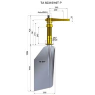 Timone acciaio TA50315-16T P