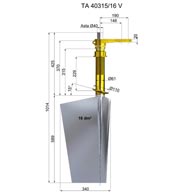 Timone acciaio TA40315-16V