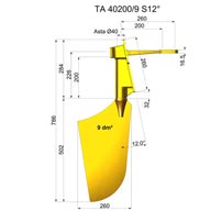 Timone nibral TNI40200-9 S12°